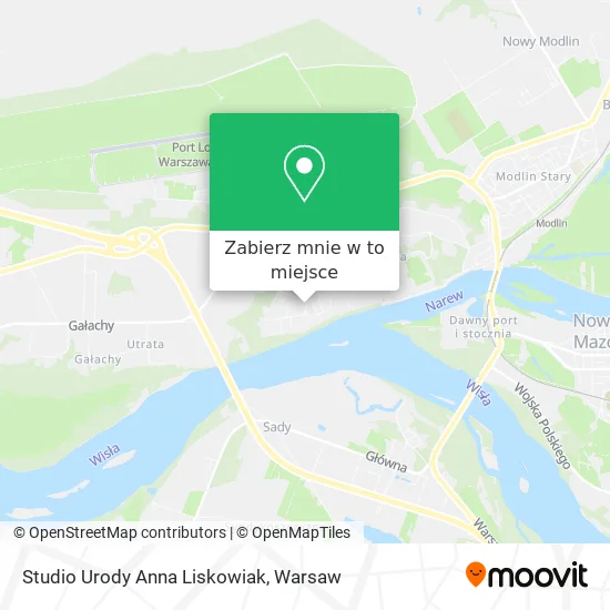 Mapa Studio Urody Anna Liskowiak