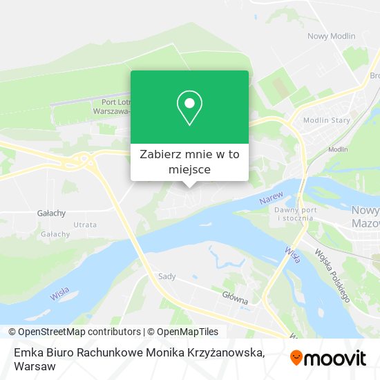 Mapa Emka Biuro Rachunkowe Monika Krzyżanowska