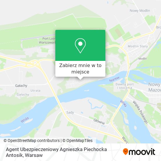 Mapa Agent Ubezpieczeniowy Agnieszka Piechocka Antosik