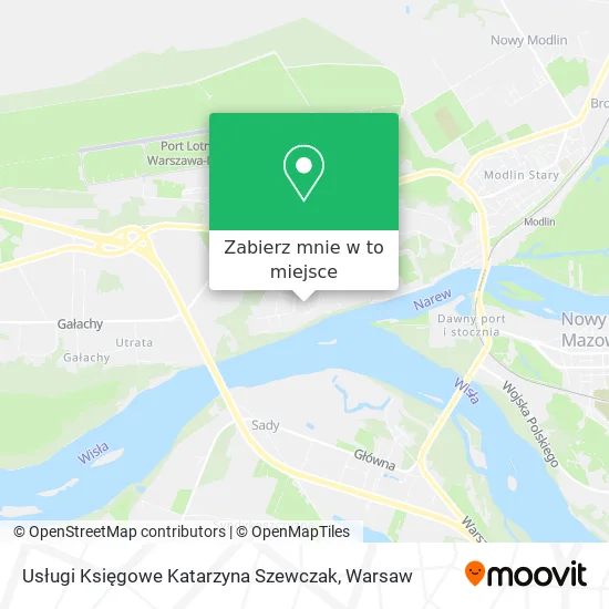 Mapa Usługi Księgowe Katarzyna Szewczak