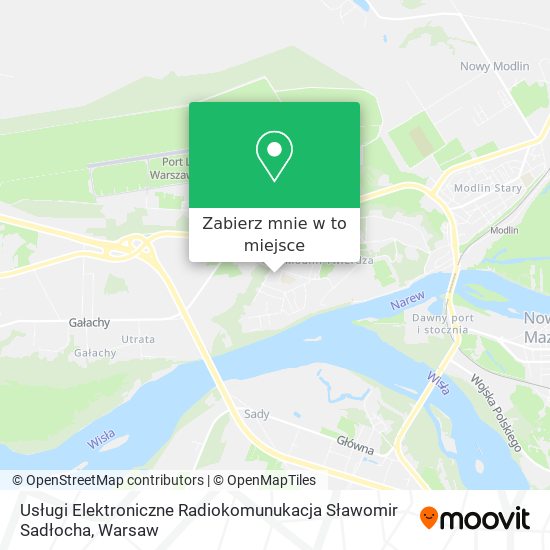 Mapa Usługi Elektroniczne Radiokomunukacja Sławomir Sadłocha