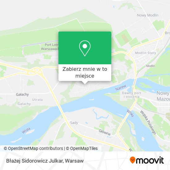 Mapa Błażej Sidorowicz Julkar