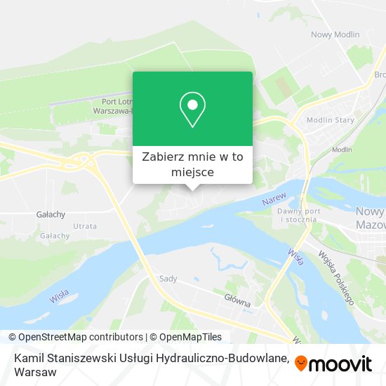 Mapa Kamil Staniszewski Usługi Hydrauliczno-Budowlane