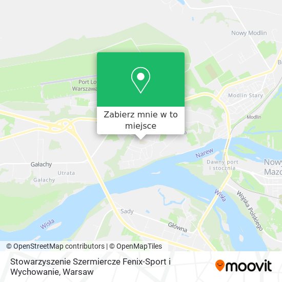 Mapa Stowarzyszenie Szermiercze Fenix-Sport i Wychowanie