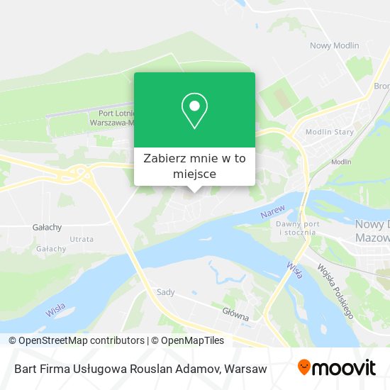 Mapa Bart Firma Usługowa Rouslan Adamov