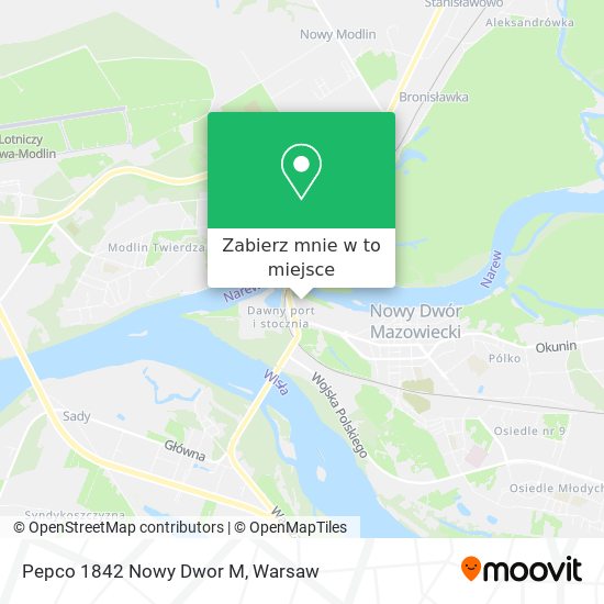 Mapa Pepco 1842 Nowy Dwor M