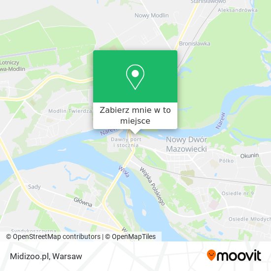 Mapa Midizoo.pl