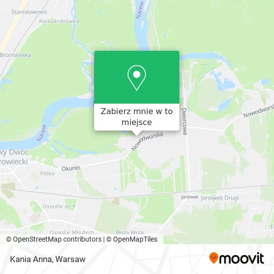 Mapa Kania Anna