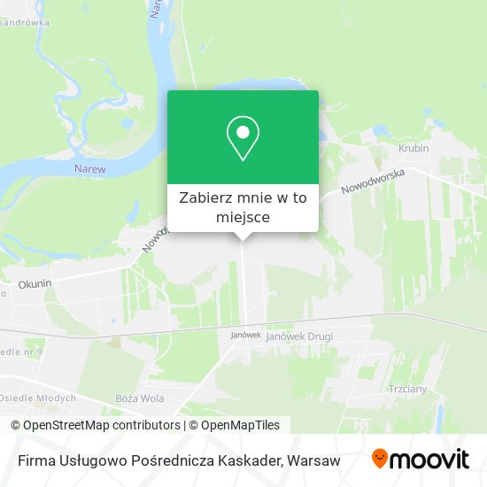 Mapa Firma Usługowo Pośrednicza Kaskader