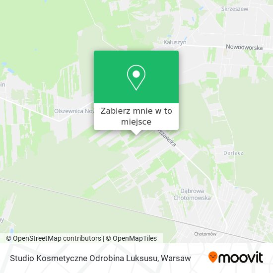 Mapa Studio Kosmetyczne Odrobina Luksusu