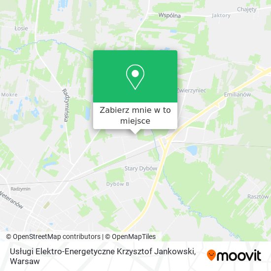 Mapa Usługi Elektro-Energetyczne Krzysztof Jankowski