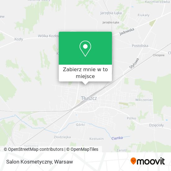 Mapa Salon Kosmetyczny