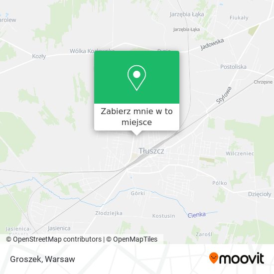 Mapa Groszek