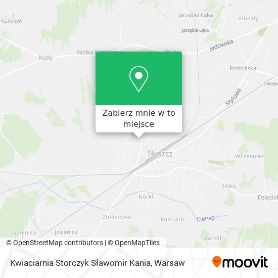 Mapa Kwiaciarnia Storczyk Sławomir Kania