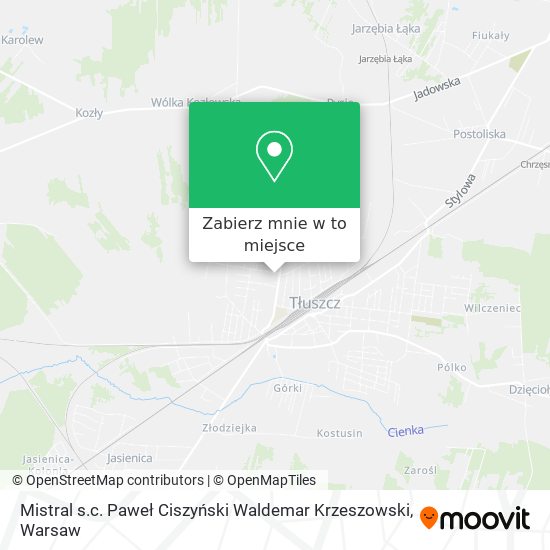 Mapa Mistral s.c. Paweł Ciszyński Waldemar Krzeszowski