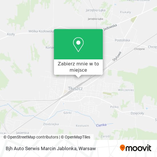 Mapa Bjh Auto Serwis Marcin Jablonka