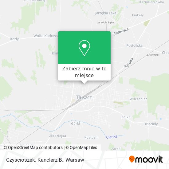 Mapa Czyścioszek. Kanclerz B.