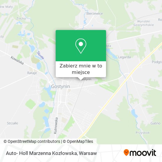 Mapa Auto- Holl Marzenna Kozłowska