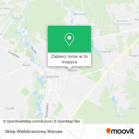 Mapa Sklep Wielobranzowy