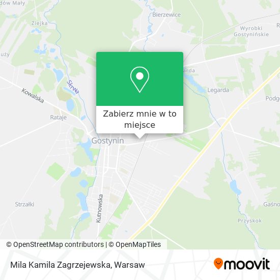 Mapa Mila Kamila Zagrzejewska