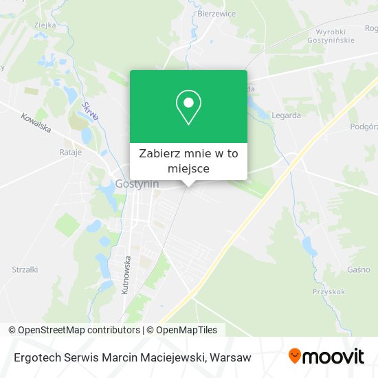 Mapa Ergotech Serwis Marcin Maciejewski