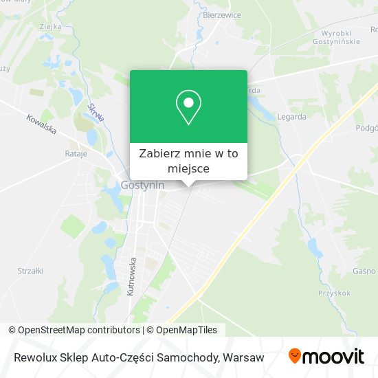 Mapa Rewolux Sklep Auto-Części Samochody