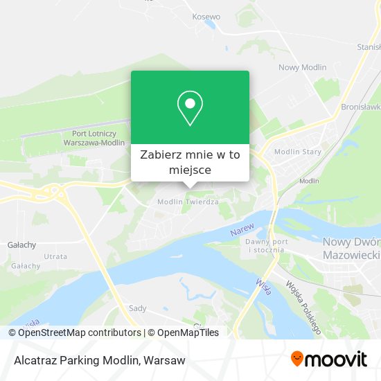 Mapa Alcatraz Parking Modlin