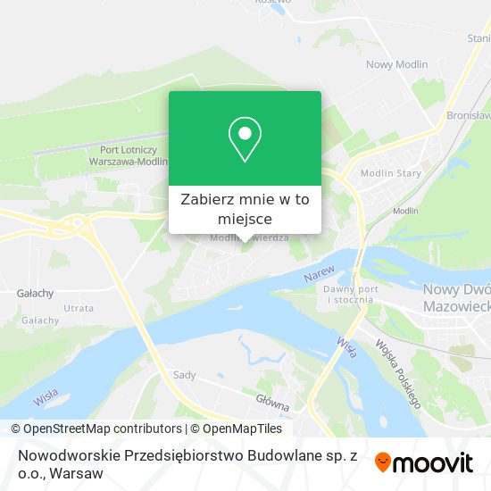 Mapa Nowodworskie Przedsiębiorstwo Budowlane sp. z o.o.