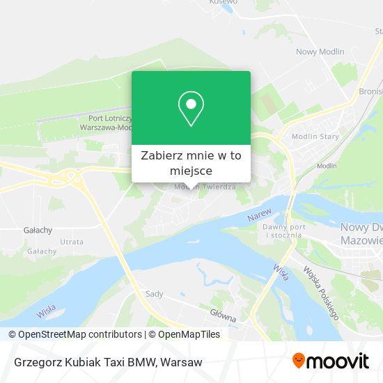 Mapa Grzegorz Kubiak Taxi BMW