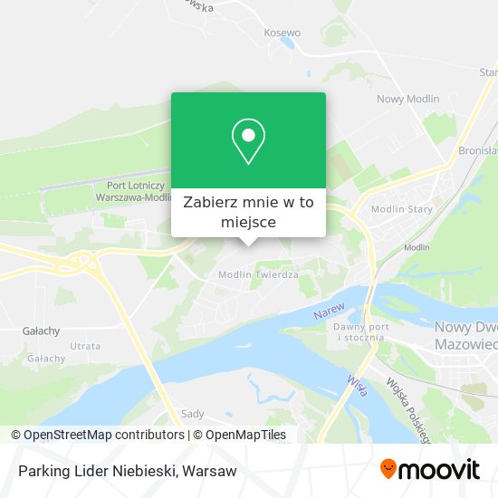 Mapa Parking Lider Niebieski