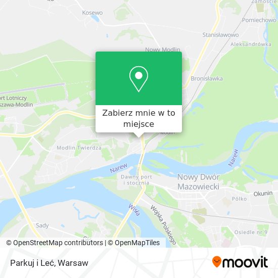 Mapa Parkuj i Leć