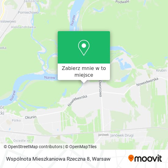 Mapa Wspólnota Mieszkaniowa Rzeczna 8