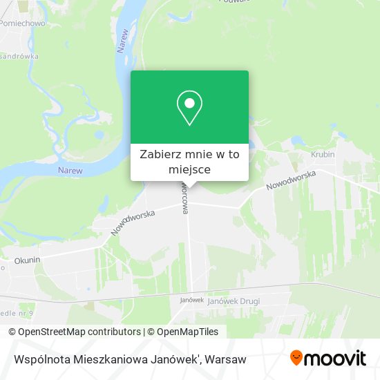 Mapa Wspólnota Mieszkaniowa Janówek'