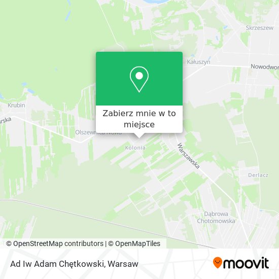 Mapa Ad Iw Adam Chętkowski