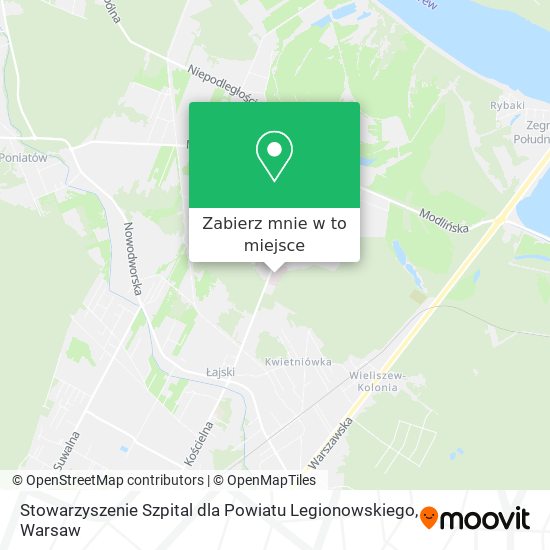 Mapa Stowarzyszenie Szpital dla Powiatu Legionowskiego