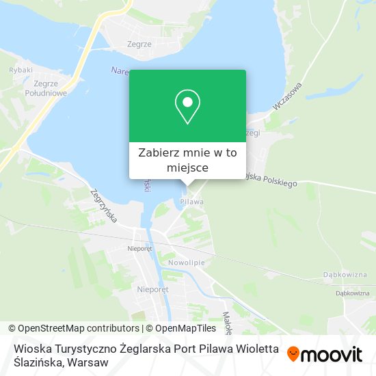 Mapa Wioska Turystyczno Żeglarska Port Pilawa Wioletta Ślazińska