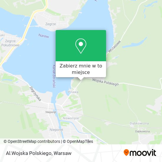 Mapa Al.Wojska Polskiego