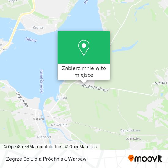 Mapa Zegrze Cc Lidia Próchniak