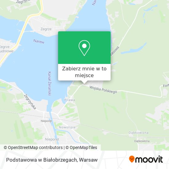 Mapa Podstawowa w Białobrzegach