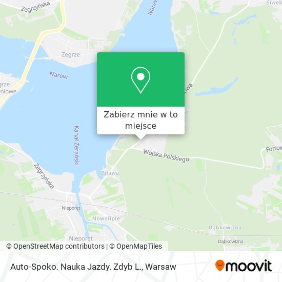 Mapa Auto-Spoko. Nauka Jazdy. Zdyb L.