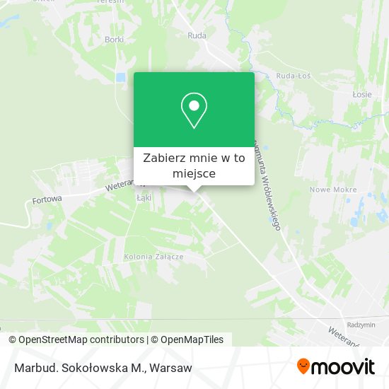 Mapa Marbud. Sokołowska M.