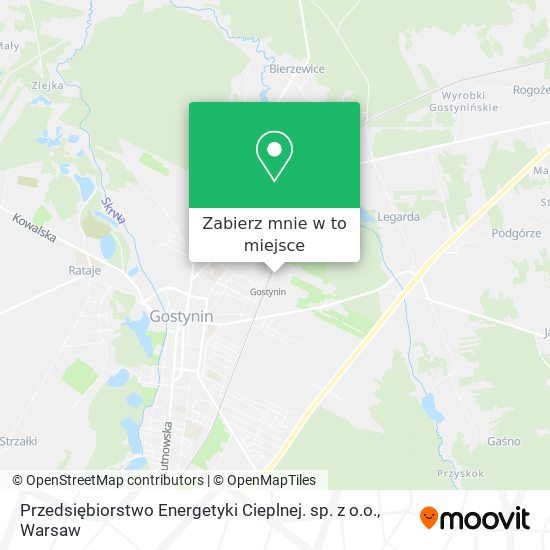 Mapa Przedsiębiorstwo Energetyki Cieplnej. sp. z o.o.