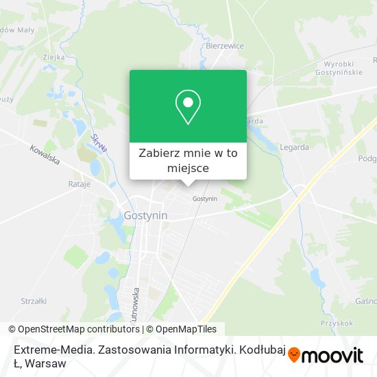 Mapa Extreme-Media. Zastosowania Informatyki. Kodłubaj Ł