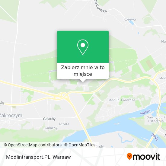 Mapa Modlintransport.PL