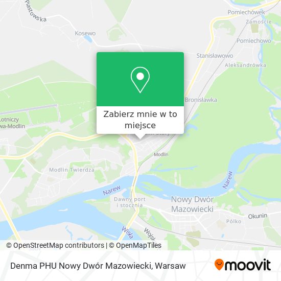 Mapa Denma PHU Nowy Dwór Mazowiecki