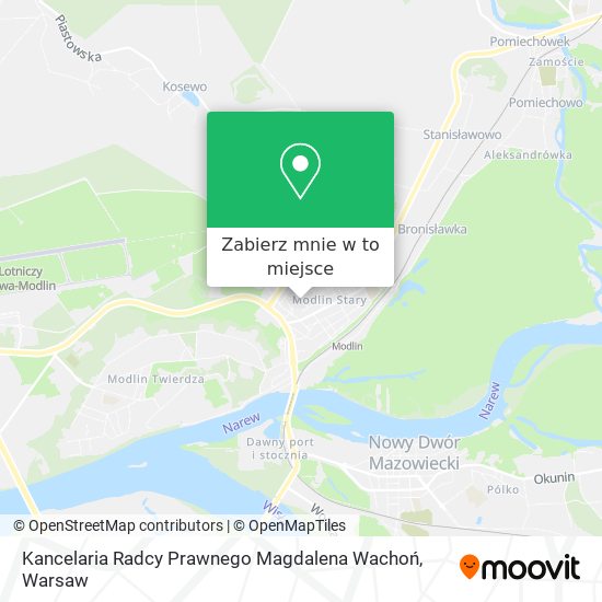 Mapa Kancelaria Radcy Prawnego Magdalena Wachoń