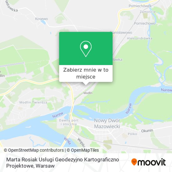 Mapa Marta Rosiak Usługi Geodezyjno Kartograficzno Projektowe