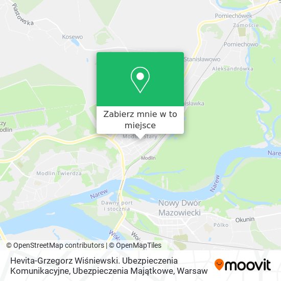 Mapa Hevita-Grzegorz Wiśniewski. Ubezpieczenia Komunikacyjne, Ubezpieczenia Majątkowe