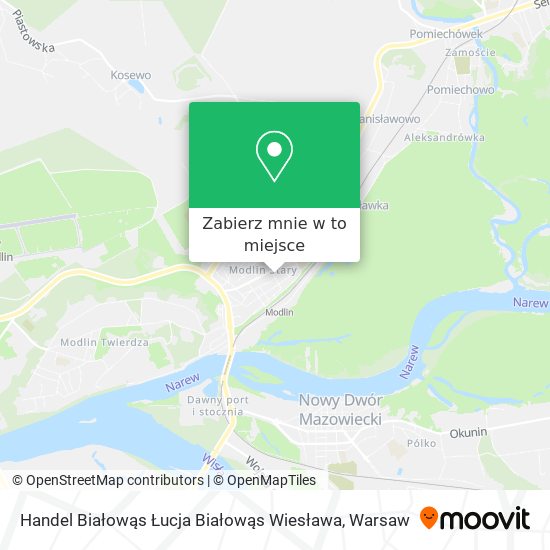 Mapa Handel Białowąs Łucja Białowąs Wiesława