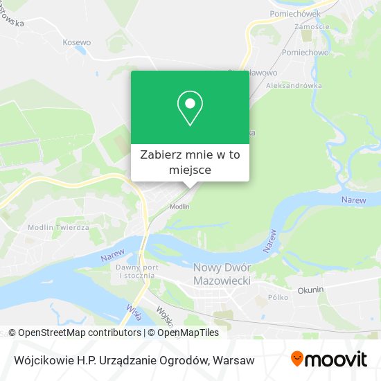 Mapa Wójcikowie H.P. Urządzanie Ogrodów